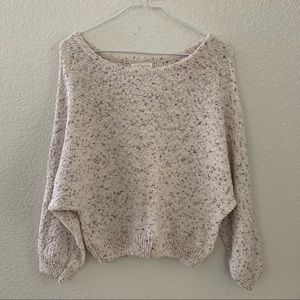 Pacsun LA Hearts Cream Sweater